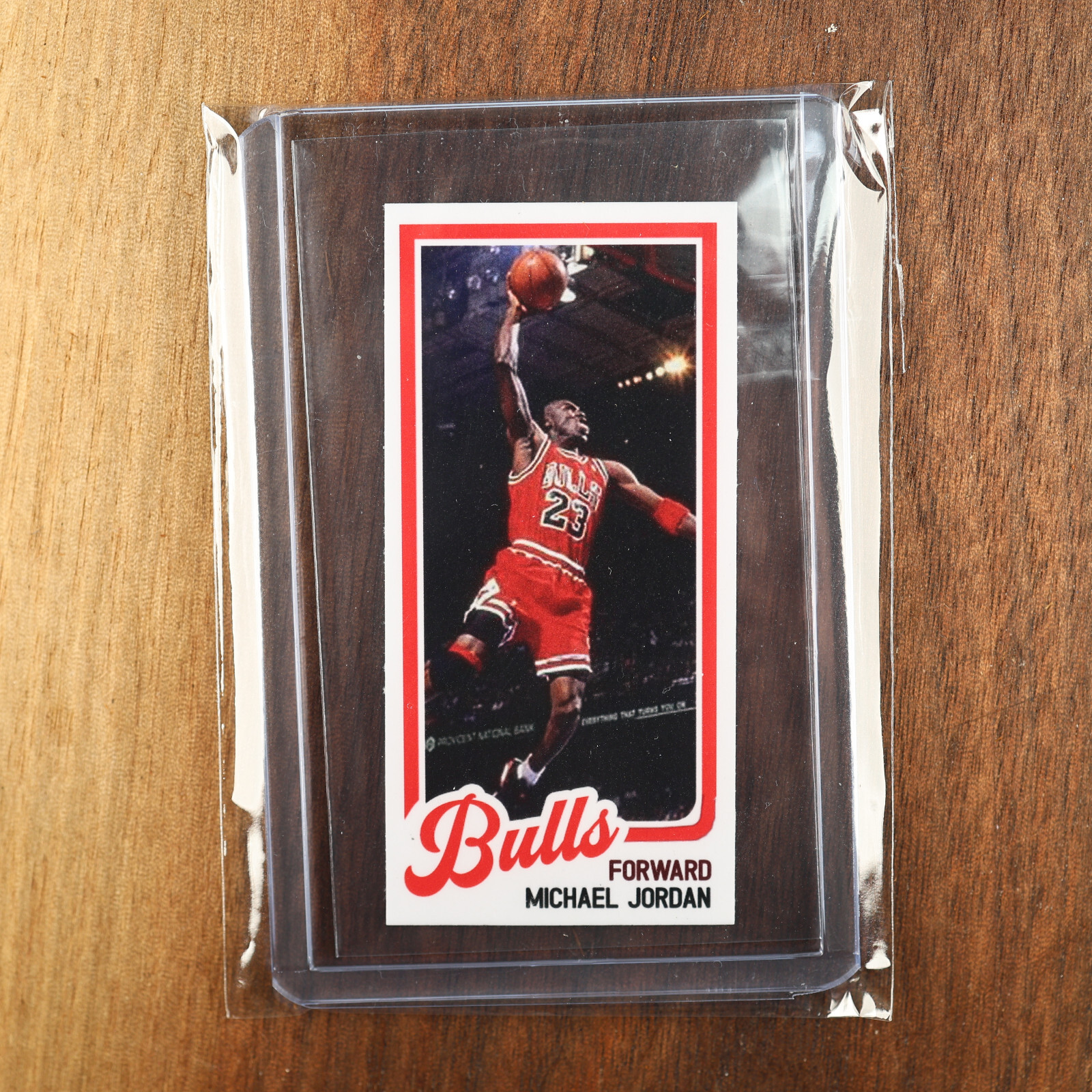 Michael Jordan Rookie RC Supermini NO 1986 Fleer Basketball Card - 2/3