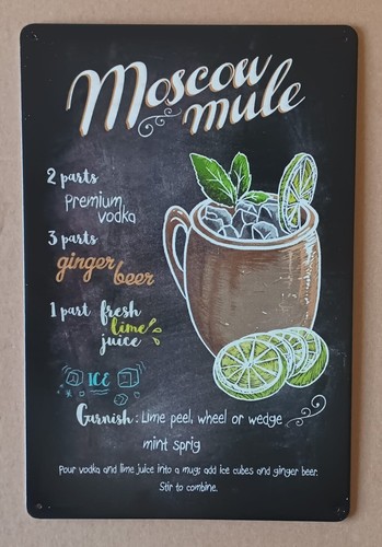Insegna personalizzata per whisky bar, porta da parete in metallo, accessorio per lounge pub, targa vintage retrò, alluminio impermeabile, 200 mm x 305 mm - Italia