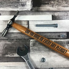Rude Gifts For Him Engraved Hammer Valentines Gift For Boyfriend Husband 