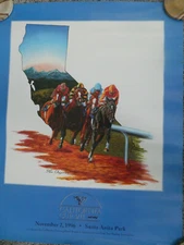 Two Cal Cup Posters 1994 & 1996 Santa Anita Park