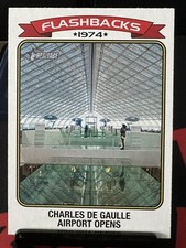 2023 Topps Heritage -FLASHBACKS - #NF-5 Charles De Gaulle Airport - NM/M