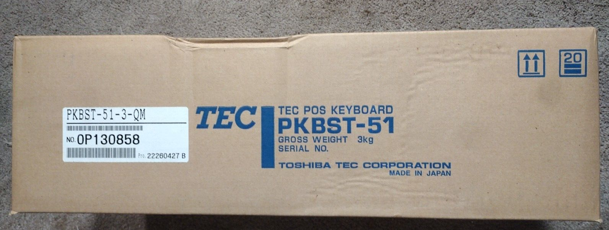 TEC　KEYBOARD　PKBST-51　キーボード Toshiba TEC PKBST-51-3-QM | eBay