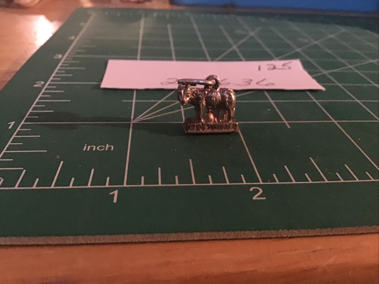 Romulus and Remus Roman Wolf Myth Sterling Silver 3D Charm Pendant