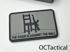 The Chair is Against the Wall Red Dawn Morale Patch and Decal set