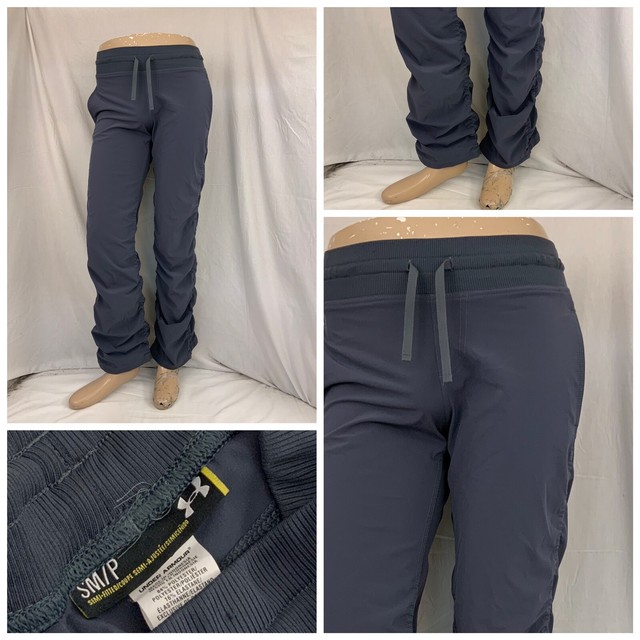 Under Armour Sweatpants S Gray Drawstring Polyester Lycra LNWOT YGI U0