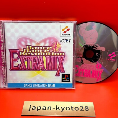 Dance Dance Revolution EXTRA MIX PS1 Konami Sony PlayStation 1 Aus Japan jp