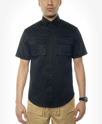 Short-Sleeve Button Dress Shirt 