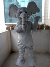 Disfraz de mascota elefante talla adulto nuevo vestido elegante de dibujos animados regalo de tamaño personalizado