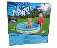 H20 Go Inflatable Kid's Pool 40.2x40.2x9.8