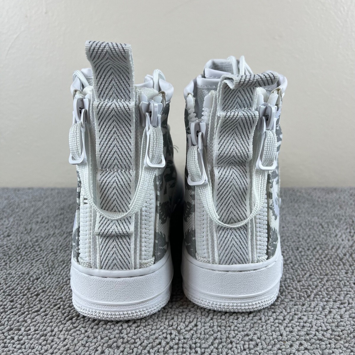 Nike SF Air Force Mid White Winter Camo Shoes Sneakers Men's