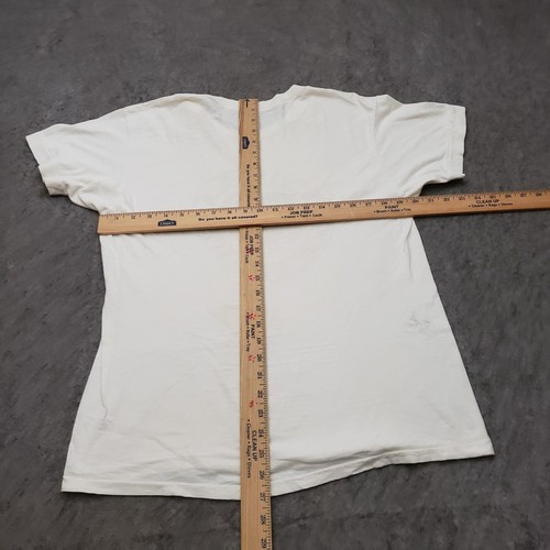VINTAGE Cancun Yacht Club Shirt Mens Medium White Snoopy Charlie Brown Adult * - Picture 9 of 15