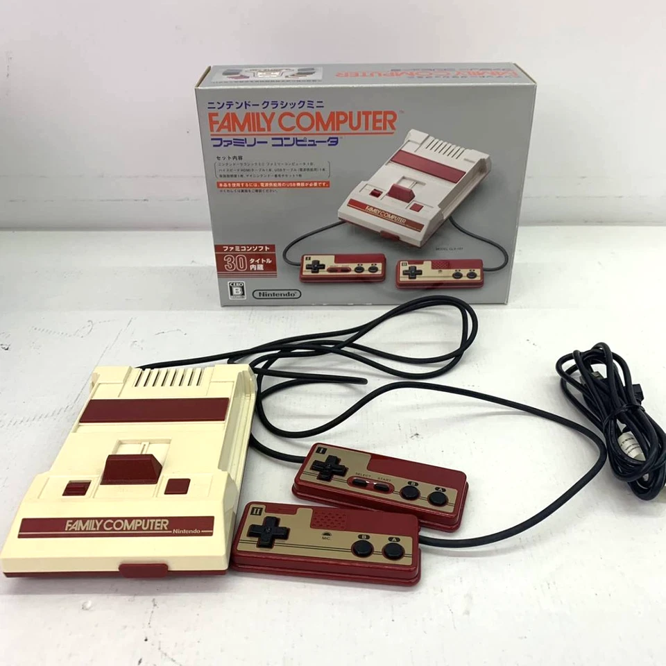 Nintendo Classic Mini Famicom & Super Famicom Set Console Japan Used - Image 3 of 4
