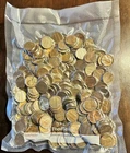 BULK LOT 500 - 1959-1982 95% COPPER PENNIES APPROXIMATELY 3.6 LBS UNSEARCHED