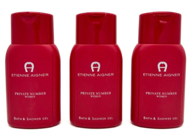  Aigner PRIVATE NUMBER Duschgel Shower Gel woman 3x 250 ml  