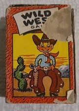 Vintage 1951 Wild West Mini Card Game. Vol V - 46 Cards With Instructions.