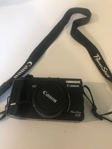 Canon PowerShot G5 5.0MP PC1049 Digital Camera CCD w/ case, power cord, battery