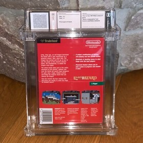 Brand New NES Legacy of the Wizard WATA 9.4 Factory Sealed H-Seam Graded Game 