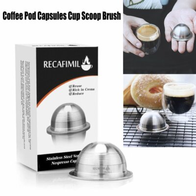 Coffee Pod Capsules Cup Scoop Brush For Nespresso Vertuoline - Main Image