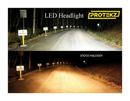 LED Explorer SPORT TRAC 2001-2005 Headlight Kit 9007 HB5 6000K Bulbs Hi-Low Beam - Picture 2 of 9