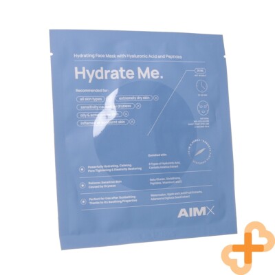 AIMX Hydrate Me schnell wirkende tief feuchtigkeitsspendende Gesichtshautmask...