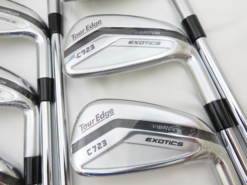 New Tour Edge Exotics C723 Iron Set 4-PW TT Elevate MPH 95 Regular Flex Steel - Image 2 of 4