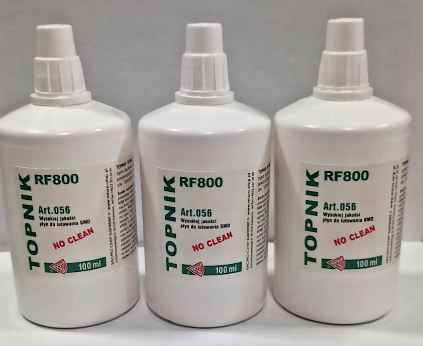 Flussante Liquido 100 ml per SMD Saldatura  TOPNIK RF800 3 Pezzi