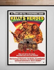 Image of Kellys Heroes 1970 Eastwood Poster Giclée Fine Art Heavyweight Print