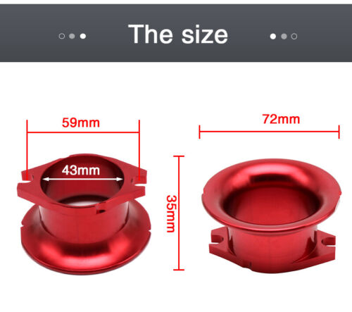Carburetor Air Filter Cup Velocity Stack Funnel for FCR 37/39/41mm 1130-808-7000 - Picture 2 of 18