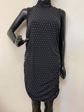 Michael Kors Women's Rhinestone Mock Neck Dress Size XL NWD (Zipper Is Broken)
