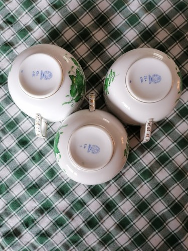 Herend Apponyi Vert Grün 724/AV Kaffeetasse mit Untertasse 1. Wahl - Picture 12 of 14