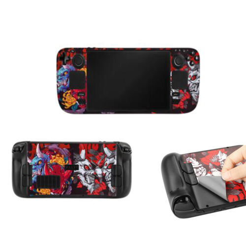Game Console Skin Decals PVC Wrap Sticker for Steam Deck Controller Protection - Foto 1 di 18