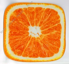 Glass Cutting Board Kitchen Decor Art Counter Top Saver Fruit ORANGE SLICE