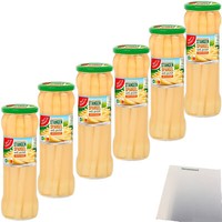 Gut&Günstig Stangenspargel Weiß Im Glas 6Er Pack 6X330G Glas Usy Block