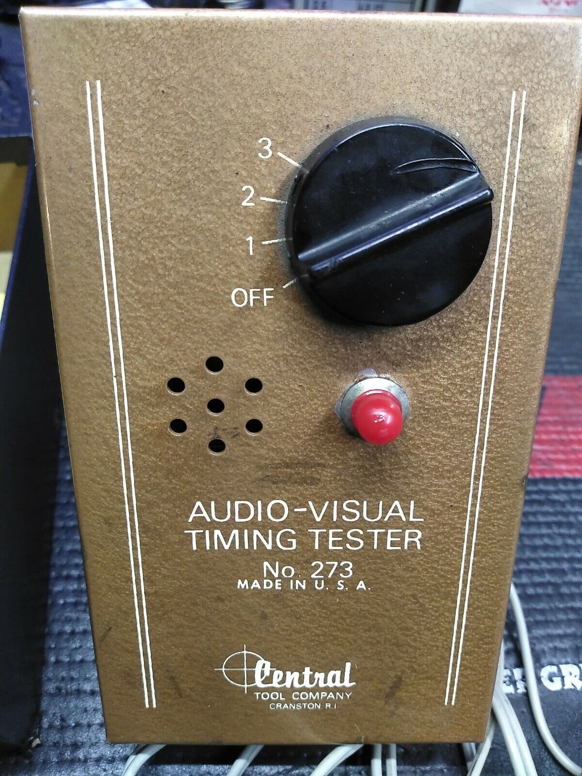 San Jose Mall VINTAGE CENTRAL TOOL INC. #273 MADE IN TIMING - High order AUDIO-VISUAL U.S.A. THE TESTER
