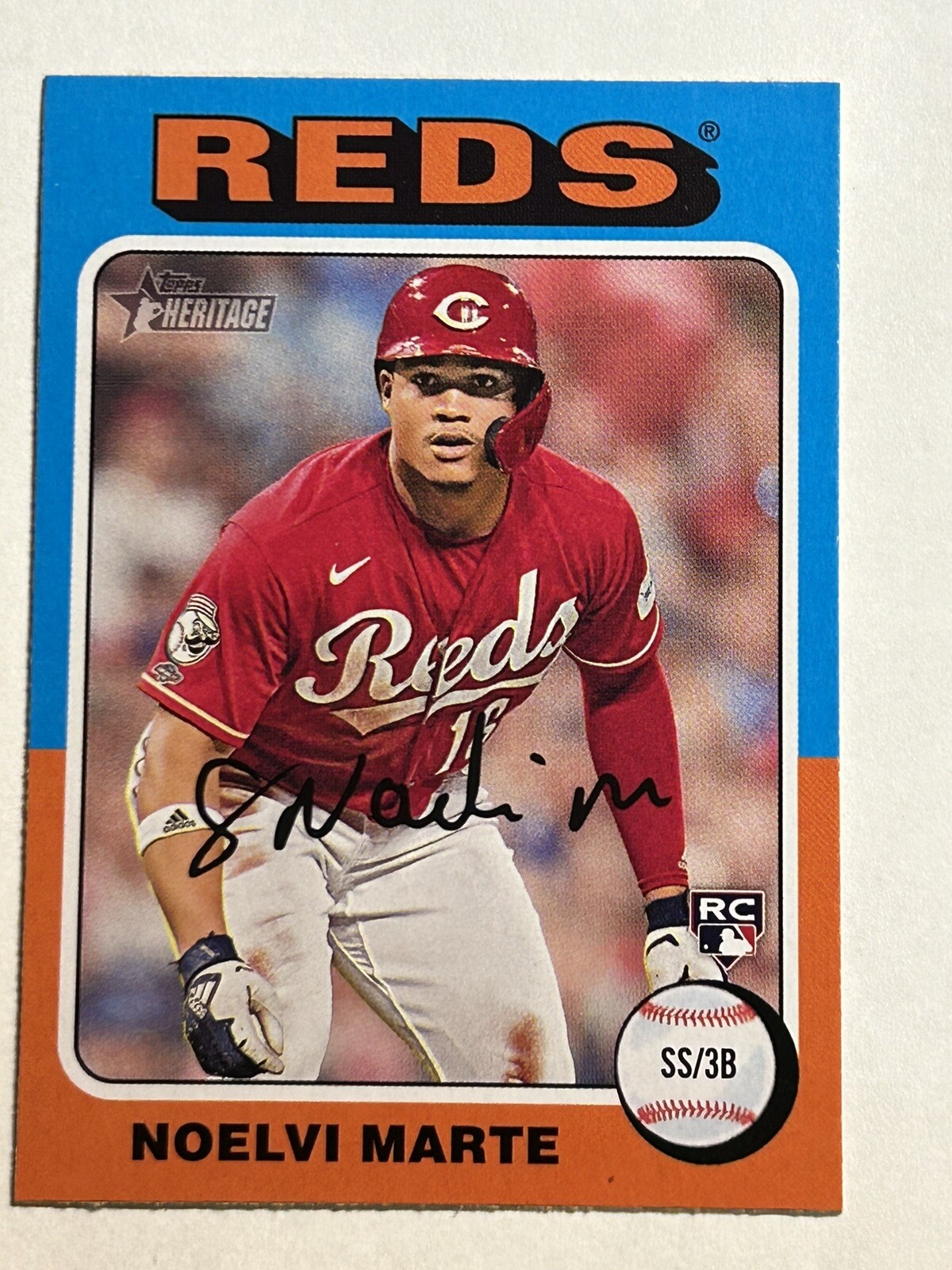 2024 Topps Heritage Noelvi Marte RC #301 Cincinnati Reds