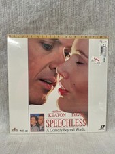Speechless Laserdisc, 1995 Michael Keaton Geena Davos New Sealed 