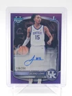 JALAND LOWE 2025-26 BOWMAN CHROME U 1ST PURPLE REFRACTOR AUTO /250 Q7434