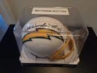 Kellen Winslow Autographed Mini-Helmet Chargers Hof 95 Inscription Beckett Cert