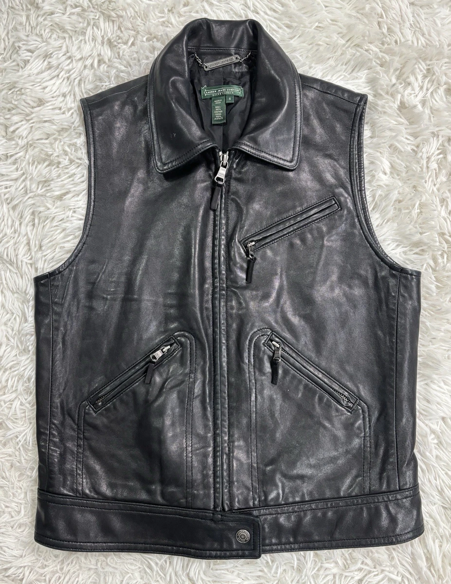 Lauren Ralph Lauren Leather Outer Shell Vests for Women for sale