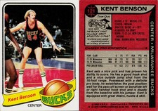 1979-80 Topps Basketball Card #121 Kent Benson (RC)