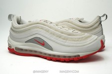 NIKE AIR MX 97 USADO TALLA 9.5 NIKE BY YOU BLANCO CARMESÍ DJ3181-991