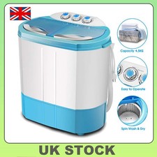 4.5kg Mini Washing Machine Twin Tub Portable Laundry Washer for Dorm RV