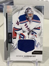 2015-16 UD Premier Henrik Lundqvist Materials /199