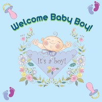 Welcome Baby Boy! Olivia Brooks Taschenbuch Kartoniert / Broschiert Englisch