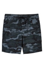 O'NEILL L106668 Black Camo Boy's Reserve E-waist Hybrid Shorts Size XL