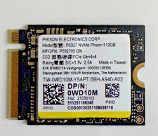 Phison P0327 512GB M.2 2230 NVMe PCIe Gen4x4 SSD P03270512N 0WD10M Open Box