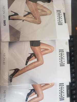 3 WOLFORD  Strumpfhosen Neon Tights 40 den, nori