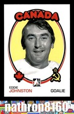 2009 In The Game ITG #178 Eddie Johnston  NM/NM+  1972 The Year In Hockey 15025