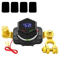 Kill Switch for Car, Battery Disconnect Switch 12V 250A with Voltage Display,...