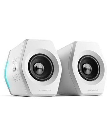 Edifier G2000 RGB Gaming Speakers, 32W Peak Power, Compact Design for PC/PS4/Des